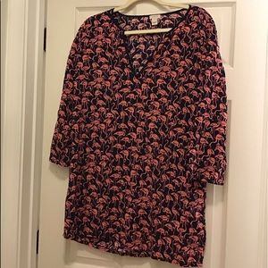 🐷 J Crew Flamingo Coverup 🐷